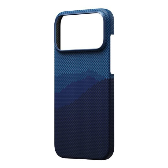 Husa ultra-subtire Pitaka pentru iPhone 17 Pro Max, model Over the horizon (iPhone 17 Pro Max, KI1704OPM) by www.silkase.ro