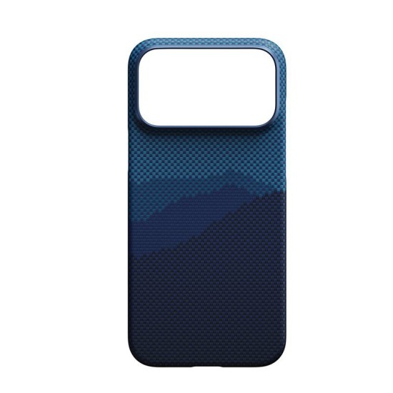 Husa ultra-subtire Pitaka pentru iPhone 17 Pro Max, model Over the horizon (iPhone 17 Pro Max, KI1704OPM) by www.silkase.ro