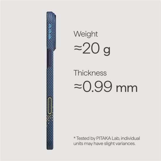 Husa ultra-subtire Pitaka pentru iPhone 17 Pro Max, model Calea Lactee (iPhone 17 Pro Max, KI1701MPM) by www.silkase.ro