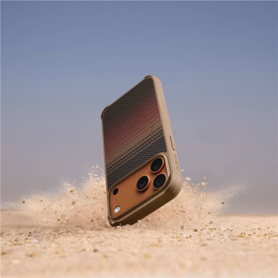 Husa de protectie Pitaka Aramid ProGuard pentru iPhone 17 Pro, model Sunset (iPhone 17 Pro, KI1702MGP) by www.silkase.ro