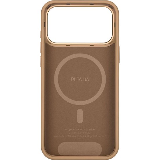Husa de protectie Pitaka Aramid UltraGuard pentru iPhone 17 Pro, model Sunset (iPhone 17 Pro, KI1702BP) by www.silkase.ro