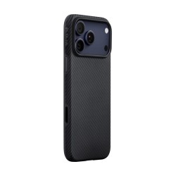 Husa de protectie Pitaka Aramid UltraGuard pentru iPhone 17 Pro Max, negru/gri