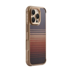 Husa de protectie din aramida Pitaka pentru iPhone 16 Pro Max, model Sunset Husa de protectie din aramida Pitaka pentru iPhone 16 Pro Max, model Sunset