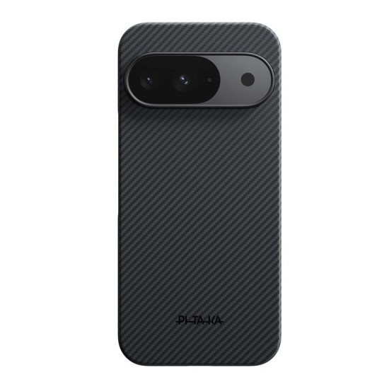 Husa PITAKA Ultra-Slim Case pentru Google Pixel 10, MagSafe, negru/gri (Pixel 10, GPB2501) by www.silkase.ro