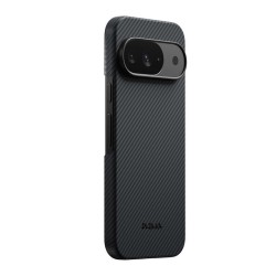 Husa PITAKA Ultra-Slim Case pentru Google Pixel 10, MagSafe, negru/gri