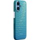 Husa ultra-subtire Pitaka pentru iPhone 17, model Lucid Blue (Ingredi, KI1702AG) by www.silkase.ro