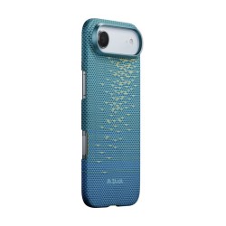Husa ultra-subtire Pitaka pentru iPhone Air, model Lucid Blue