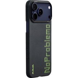 Husa ultra-subtire Pitaka Aries pentru iPhone 17 Pro, model No Problemo