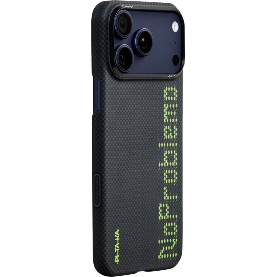 Husa ultra-subtire Pitaka Aries pentru iPhone 17 Pro, model No Problemo (iPhone 17 Pro, KI1701NO) by www.silkase.ro