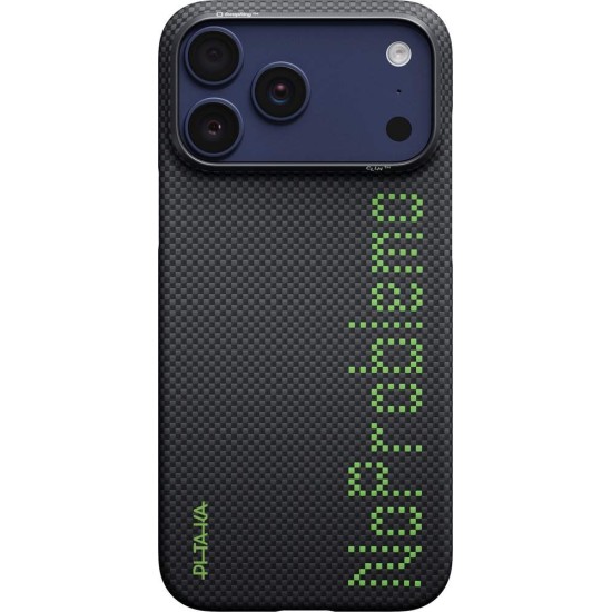 Husa ultra-subtire Pitaka Aries pentru iPhone 17 Pro, model No Problemo (iPhone 17 Pro, KI1701NO) by www.silkase.ro