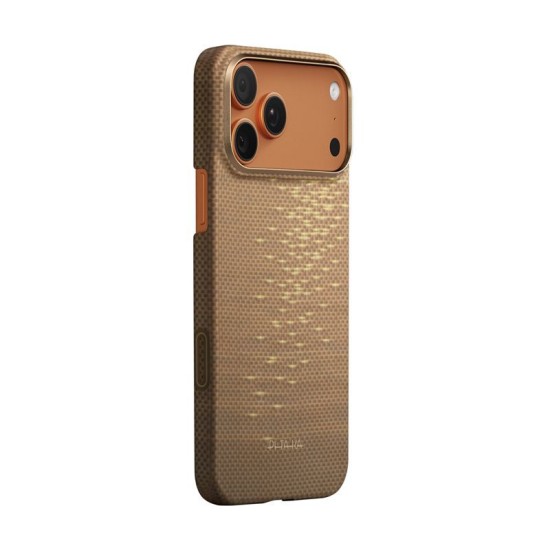 Husa ultra-subtire Pitaka pentru iPhone 17 Pro, model Golden Glint (Pitaka, Ingredi) by www.silkase.ro Husa ultra-subtire Pitaka pentru iPhone 17 Pro, model Golden Glint (iPhone 17 Pro, KI1705AG) by www.silkase.ro