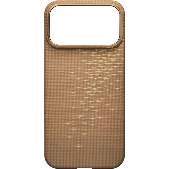 Husa ultra-subtire Pitaka pentru iPhone 17 Pro Max, model Golden Glint (iPhone 17 Pro Max, KI1707AG) by www.silkase.ro