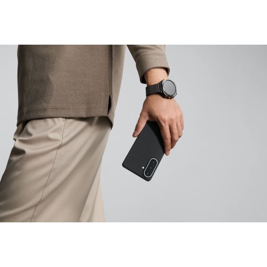 Husa Pitaka Edge pentru Samsung Galaxy S26+, Twill Negru/Gri Husa Pitaka Edge pentru Samsung Galaxy S26+, Twill Negru/Gri (S26 Plus, KS2601S) by www.silkase.ro