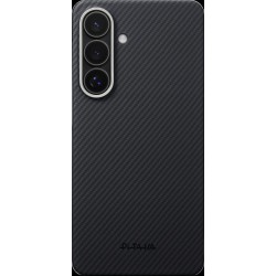 Husa Pitaka Edge pentru Samsung Galaxy S26+, Twill Negru/Gri Husa Pitaka Edge pentru Samsung Galaxy S26+, Twill Negru/Gri