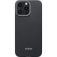Husă Pitaka Ultra-Slim pentru iPhone 16 Pro Max, Black/Grey (PitaTap) (iPhone 16 Pro Max, KI1602PAM) by www.silkase.ro