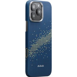 Husă Premium Pitaka Ultra-Slim iPhone 16 Pro Max, Design Milky Way Galaxy (PitaTap)