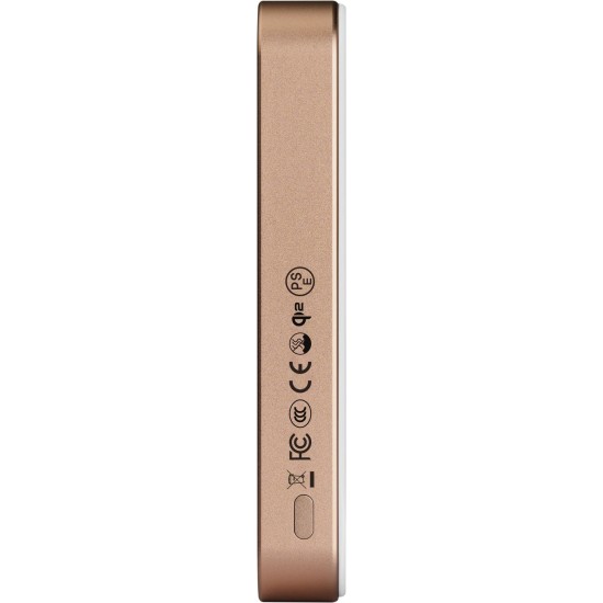 Baterie Externă Pitaka Power Bank Qi2, 10.000 mAh, Golden Glint (Baterii Externe (Powerbanks), PBQ2504) by www.silkase.ro