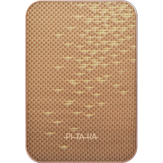 Baterie Externă Pitaka Power Bank Qi2, 10.000 mAh, Golden Glint (Baterii Externe (Powerbanks), PBQ2504) by www.silkase.ro