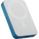 Baterie Externă Pitaka Power Bank Qi2, 10 000 mAh, Wireless Charging, Lucid Blue (Baterii Externe, PBQ2505) by www.silkase.ro