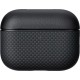 Husă Magnetică Pitaka din Fibră de Aramidă pentru AirPods Pro 3, Black/Grey (Pro 3, APM2501) by www.silkase.ro