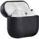 Husă Magnetică Pitaka din Fibră de Aramidă pentru AirPods Pro 3, Black/Grey (Pro 3, APM2501) by www.silkase.ro