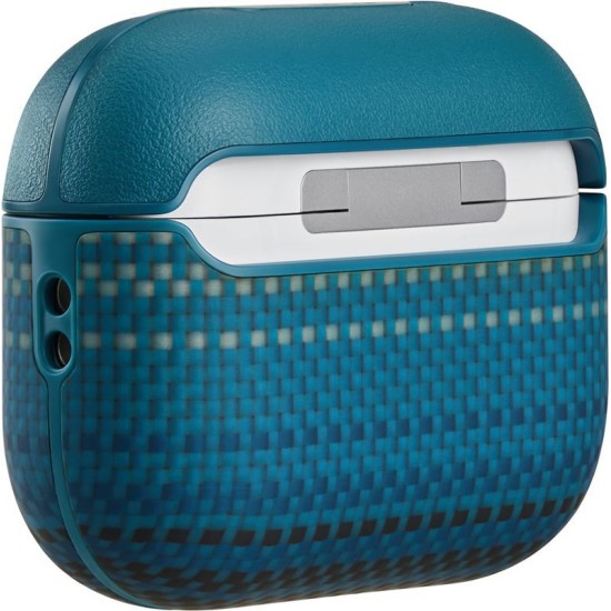Husă Magnetică Pitaka Moonrise din Fibră de Aramidă pentru AirPods Pro 3 Husă Magnetică Pitaka Moonrise din Fibră de Aramidă pentru AirPods Pro 3 (Pro 3, APM2503) by www.silkase.ro