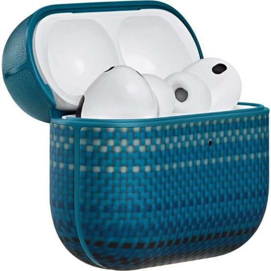 Husă Magnetică Pitaka Moonrise din Fibră de Aramidă pentru AirPods Pro 3 Husă Magnetică Pitaka Moonrise din Fibră de Aramidă pentru AirPods Pro 3 (Pro 3, APM2503) by www.silkase.ro
