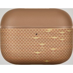 Husa Pitaka Magnetică din Fibră de Aramidă, Golden Glint - AirPods Pro 3 Husa Pitaka Magnetică din Fibră de Aramidă, Golden Glint - AirPods Pro 3
