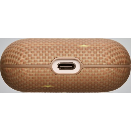 Husa Pitaka Magnetică din Fibră de Aramidă, Golden Glint - AirPods Pro 3 Husa Pitaka Magnetică din Fibră de Aramidă, Golden Glint - AirPods Pro 3 (Pro 3, APM2504) by www.silkase.ro
