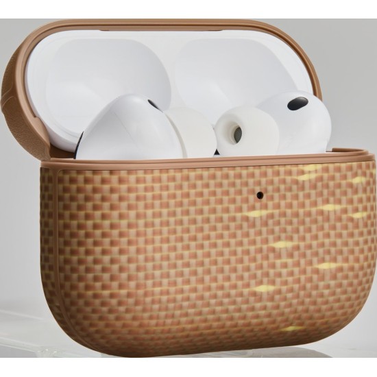 Husa Pitaka Magnetică din Fibră de Aramidă, Golden Glint - AirPods Pro 3 Husa Pitaka Magnetică din Fibră de Aramidă, Golden Glint - AirPods Pro 3 (Pro 3, APM2504) by www.silkase.ro