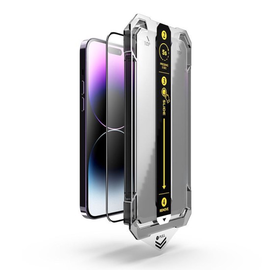 Folie sticla transparenta cu sistem de montare Mobile Origin Screen Guard compatibil cu iPhone 14 Pro Max (Mobile Origin, Ingredi) by www.silkase.ro Folie sticla transparenta cu sistem de montare Mobile Origin Screen Guard compatibil cu iPhone 14 Pro Max (Ingredi, SGZ-i14ProMax) by www.silkase.ro