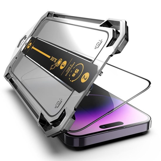 Folie sticla transparenta cu sistem de montare Mobile Origin Screen Guard compatibil cu iPhone 14 Pro Max (Mobile Origin, Ingredi) by www.silkase.ro Folie sticla transparenta cu sistem de montare Mobile Origin Screen Guard compatibil cu iPhone 14 Pro Max (Ingredi, SGZ-i14ProMax) by www.silkase.ro