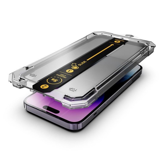 Folie sticla transparenta cu sistem de montare Mobile Origin Screen Guard compatibil cu iPhone 14 Pro Max (Mobile Origin, Ingredi) by www.silkase.ro Folie sticla transparenta cu sistem de montare Mobile Origin Screen Guard compatibil cu iPhone 14 Pro Max (Ingredi, SGZ-i14ProMax) by www.silkase.ro