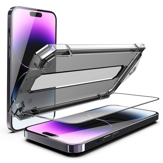 Folie sticla transparenta cu sistem de montare Mobile Origin Screen Guard compatibil cu iPhone 14 Pro Max (Mobile Origin, Ingredi) by www.silkase.ro Folie sticla transparenta cu sistem de montare Mobile Origin Screen Guard compatibil cu iPhone 14 Pro Max (Ingredi, SGZ-i14ProMax) by www.silkase.ro