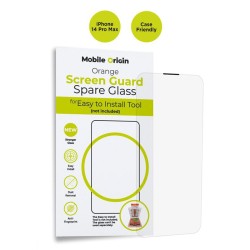Folie sticla de rezerva pentru kit Mobile Origin Orange Screen Guard Spare compatibila cu iPhone 14 Pro Max Clear