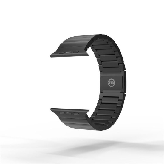 Curea titan Mobile Origin Titanium compatibila cu Apple Watch 4/5/6/7/8/9/SE/Ultra1/2 42/44/45/49mm Black (Mobile Origin, Ingredi) by www.silkase.ro Curea titan Mobile Origin Titanium compatibila cu Apple Watch 4/5/6/7/8/9/SE/Ultra1/2 42/44/45/49mm Black (Ingredi, AWTB-TITAN-BLK) by www.silkase.ro
