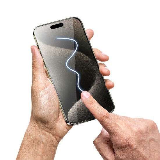 Set 2 folii sticla cu sistem de montare Mobile Origin Privacy Screen Guard compatibil cu iPhone 15 Pro Max Black (Mobile Origin, Ingredi) by www.silkase.ro Set 2 folii sticla cu sistem de montare Mobile Origin Privacy Screen Guard compatibil cu iPhone 15 Pro Max Black (Ingredi, SGA-FP-i15ProMax-2pk) by www.silkase.ro