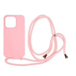 Husa Mobile Origin Lanyard compatibila cu iPhone 14 Pro Pink