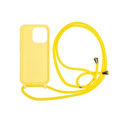 Husa Mobile Origin Lanyard compatibila cu iPhone 14 Pro Yellow Husa Mobile Origin Lanyard compatibila cu iPhone 14 Pro Yellow