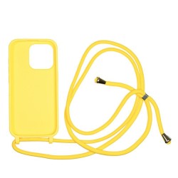 Husa Mobile Origin Lanyard compatibila cu iPhone 15 Pro Yellow Husa Mobile Origin Lanyard compatibila cu iPhone 15 Pro Yellow