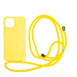 Husa Mobile Origin Lanyard compatibila cu iPhone 15 Yellow