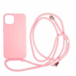 Husa Mobile Origin Lanyard compatibila cu iPhone 14 Pink