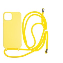 Husa Mobile Origin Lanyard compatibila cu iPhone 14 Yellow
