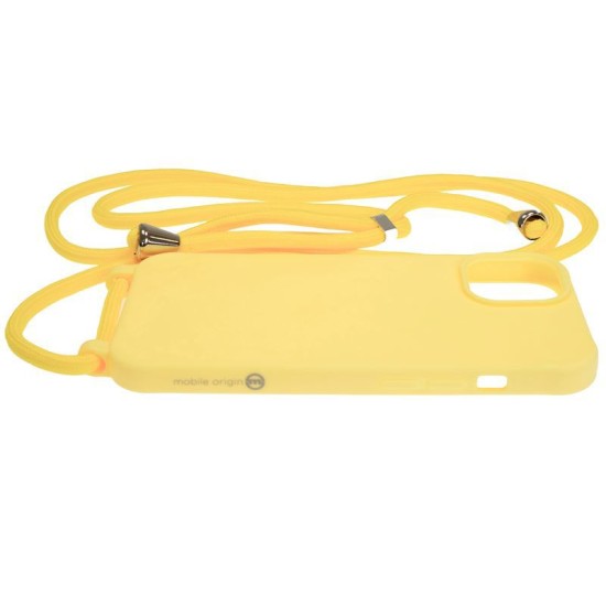 Husa Mobile Origin Lanyard compatibila cu iPhone 14 Yellow (Mobile Origin, iPhone 14) by www.silkase.ro Husa Mobile Origin Lanyard compatibila cu iPhone 14 Yellow (iPhone 14, LYC-S-YLW-14) by www.silkase.ro