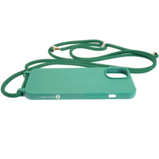 Husa Mobile Origin Lanyard compatibila cu iPhone 14 Green (Mobile Origin, iPhone 14) by www.silkase.ro Husa Mobile Origin Lanyard compatibila cu iPhone 14 Green (iPhone 14, LYC-S-GRN-14) by www.silkase.ro