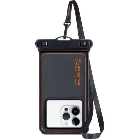 Husa waterproof universala Mobile Origin pentru dispozitive 6.5 inch, IPX8, Negru/Portocaliu (Huse Waterproof și Subacvatice, DBL-BLK-ORG01) by www.silkase.ro