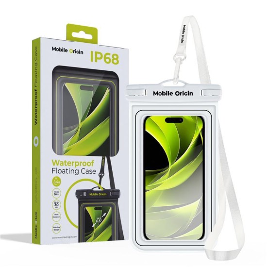 Husa waterproof universala Mobile Origin pentru dispozitive 6.5 inch, IPX8, Alb/Negru (Mobile Origin, Accesorii telefoane) by www.silkase.ro Husa waterproof universala Mobile Origin pentru dispozitive 6.5 inch, IPX8, Alb/Negru (Huse Waterproof și Subacvatice, DBL-WHT-BLK01) by www.silkase.ro