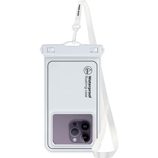 Husa waterproof universala Mobile Origin pentru dispozitive 6.5 inch, IPX8, Alb/Negru (Mobile Origin, Accesorii telefoane) by www.silkase.ro Husa waterproof universala Mobile Origin pentru dispozitive 6.5 inch, IPX8, Alb/Negru (Huse Waterproof și Subacvatice, DBL-WHT-BLK01) by www.silkase.ro