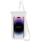Husa waterproof universala Mobile Origin pentru dispozitive 6.5 inch, IPX8, Alb/Portocaliu (Huse Waterproof și Subacvatice, DBL-WHT-ORG01) by www.silkase.ro
