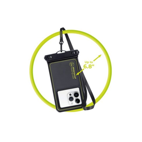 Husa waterproof universala Mobile Origin pentru dispozitive 6.8 inch, IPX8, Alb/Portocaliu (Huse Waterproof și Subacvatice, DBXL-WHT-ORG01) by www.silkase.ro
